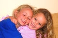 Best friends little girls Royalty Free Stock Photo