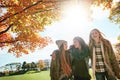 Best friends make great days unforgettable. a group of young friends enjoying a day at the park together. Royalty Free Stock Photo