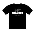 Best grandpa ever, T shirt lettering, greeting print template. Gift for Grandfather birthday, saying for tshirt