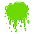 Best green slime icon Royalty Free Stock Photo