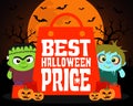 Best Halloween price design background