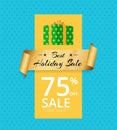 Best Holiday Sale 75 Off Present Box Gold Label