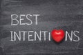 Best intentions heart