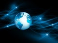 Best Internet Concept of global business. Globe Royalty Free Stock Photo