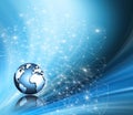 Best Internet Concept of global business. Globe