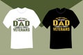 The Best Kind of Dad Raises Veterans T Shirt Design for you