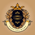 Best King Badge Logo Luxury Company