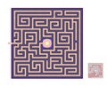 Best labyrinths. Ancient antique Greek mosaic floor. Find the way to the center of maze. Logic puzzle game. Brain teaser book.