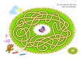 Best labyrinths. Can you help the little bear catch the butterfly? Find the way. Logic puzzle game. Brain teaser book with maze.