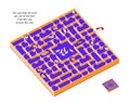 Best labyrinths. Can you help the mice get out of the box? Find a way around the cats. Logic puzzle game. Brain teaser book with Royalty Free Stock Photo