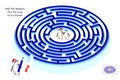 Best labyrinths. Help the penguin find the way to his friends. Logic puzzle game. Brain teaser book with maze. Kids activity sheet