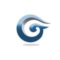 Best letter G 3d art concept business logo