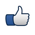 Best like thumbs up symbol icon Royalty Free Stock Photo