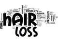 Best Male Hair Loss Products Word Cloud