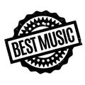 Best Music rubber stamp