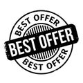 Best Offer rubber stamp Royalty Free Stock Photo