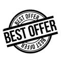 Best Offer rubber stamp Royalty Free Stock Photo