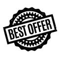 Best Offer rubber stamp Royalty Free Stock Photo