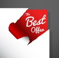 `The Best Offer` Royalty Free Stock Photo