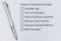 Best option details of Insurance Package.