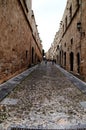 Alley in the old town of Rhodes.