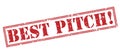 Best pitch stamp on white background