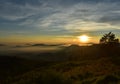 Camping milkyway tent citylight sunrise