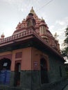 Ancient Vishnu temple in pune city in india