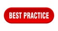 best practice button Royalty Free Stock Photo