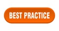 best practice button Royalty Free Stock Photo