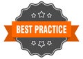 best practice label Royalty Free Stock Photo