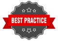 best practice label Royalty Free Stock Photo