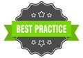 best practice label Royalty Free Stock Photo