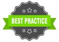 best practice label Royalty Free Stock Photo