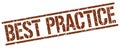 best practice stamp Royalty Free Stock Photo