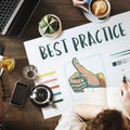 Best Practice Thumbs Up Approval Concept Royalty Free Stock Photo