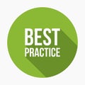 Best Practice Word. Vector illustration Royalty Free Stock Photo