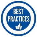 Best practices sign