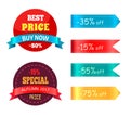 Best Price Buy Now Special Autumn Offer Percent Royalty Free Stock Photo