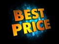 Best Price Concept on Digital Background.