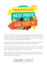 Best Price Exclusive Offer Vector Illustration