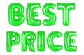 Best price, green color