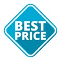 Best price icon with long shadow Royalty Free Stock Photo