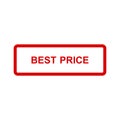 Best price icon vector Royalty Free Stock Photo