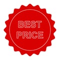 Best price icon vector Royalty Free Stock Photo