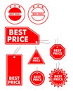 Best price labels Royalty Free Stock Photo