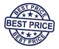 Best price on products shows inexpensive shopping at clearance prices - 3d illustration