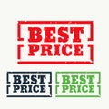 Best price rubber stamp Royalty Free Stock Photo