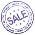 Best price sale stamp Royalty Free Stock Photo