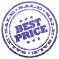 Best price stamp Royalty Free Stock Photo